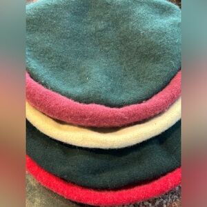 Set of 5 100% Wool Berets